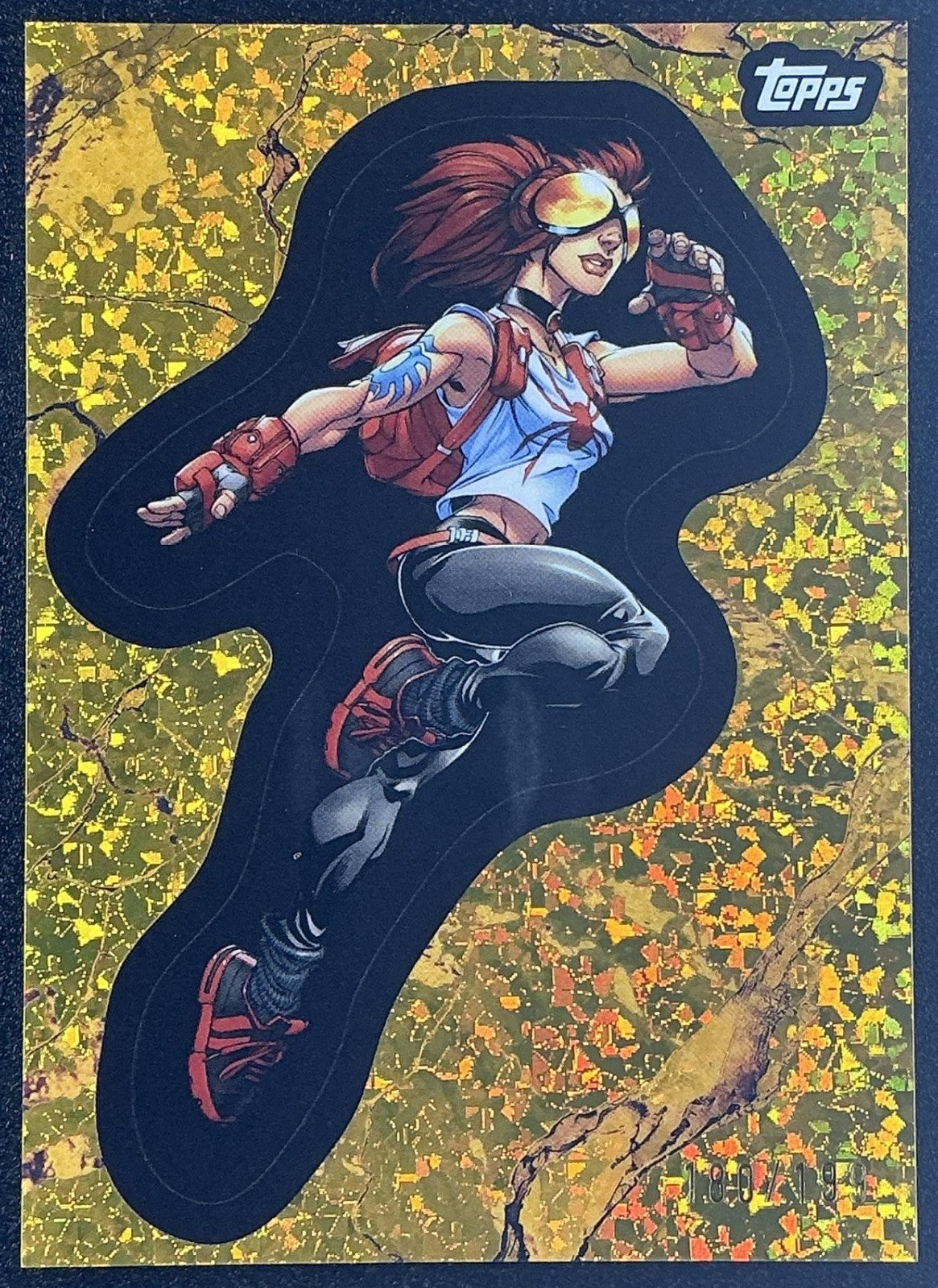 2025 Topps Marvel 1975 Golden Anniversary Arana #59 Gold Mini Diamonds /199