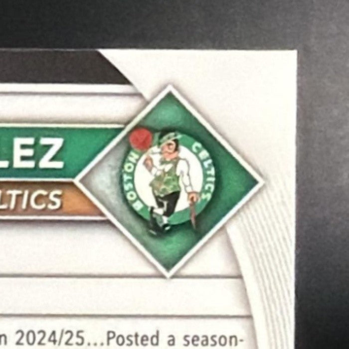 HUGO GONZA?LEZ 2025-26 BOWMAN #BRR-28 CHROME RED ROOKIE VARIATION SP CELTICS
