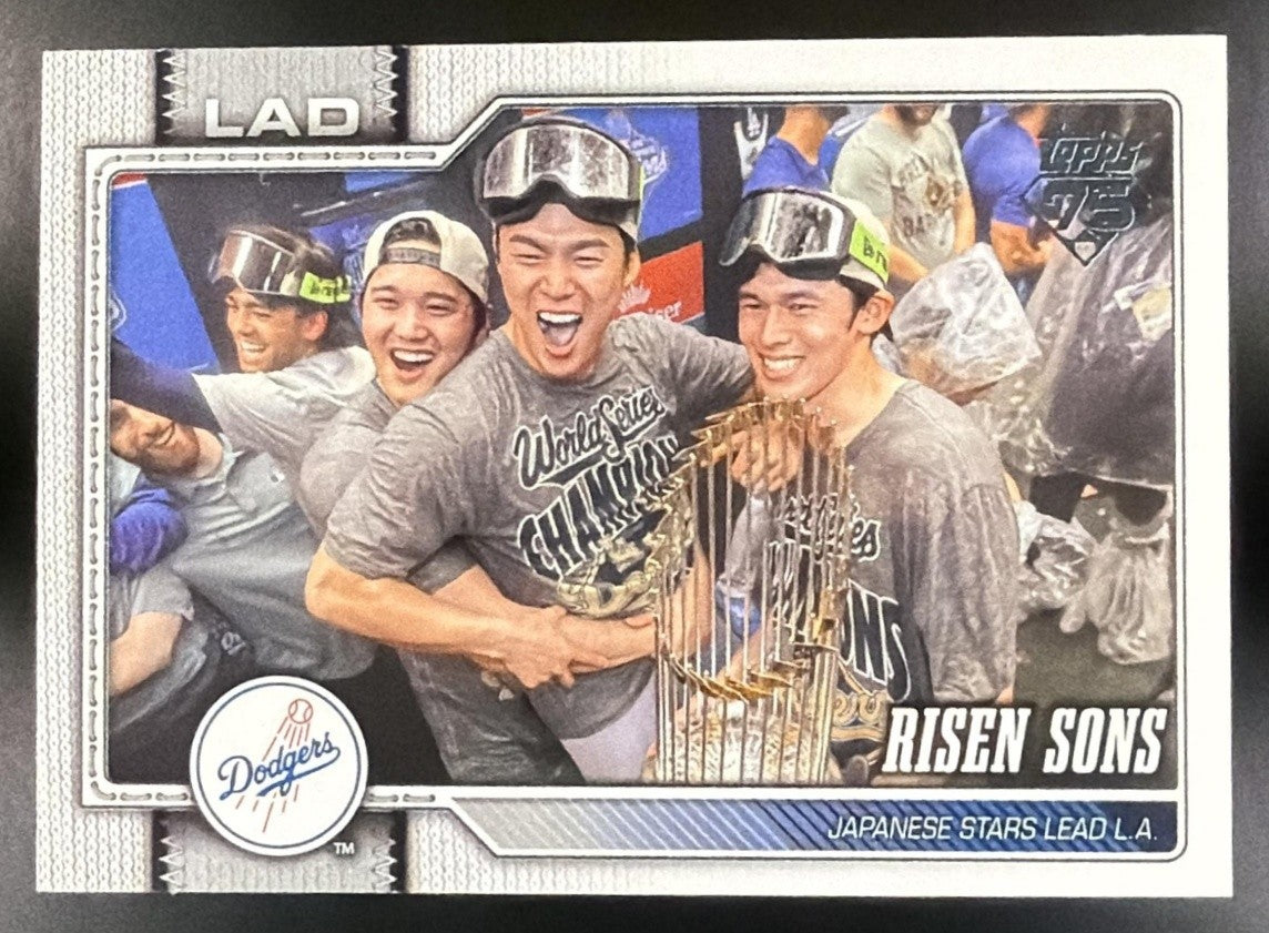 RISEN SONS 2026 TOPPS SERIES 2 #642 COMBO CARD DODGERS