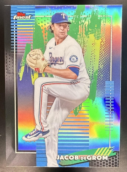 JACOB DEGROM 2026 TOPPS FINEST #21 REFRACTOR RANGERS