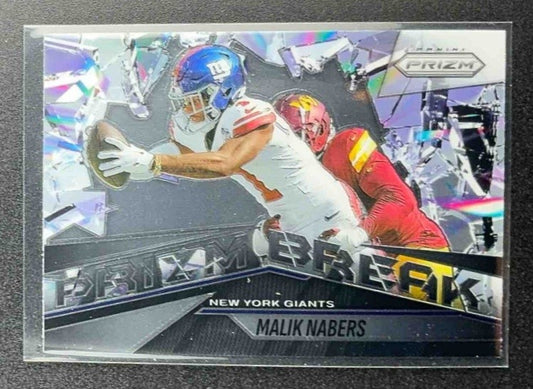MALIK NABERS 2025 PANINI PRIZM #5 BREAK GIANTS