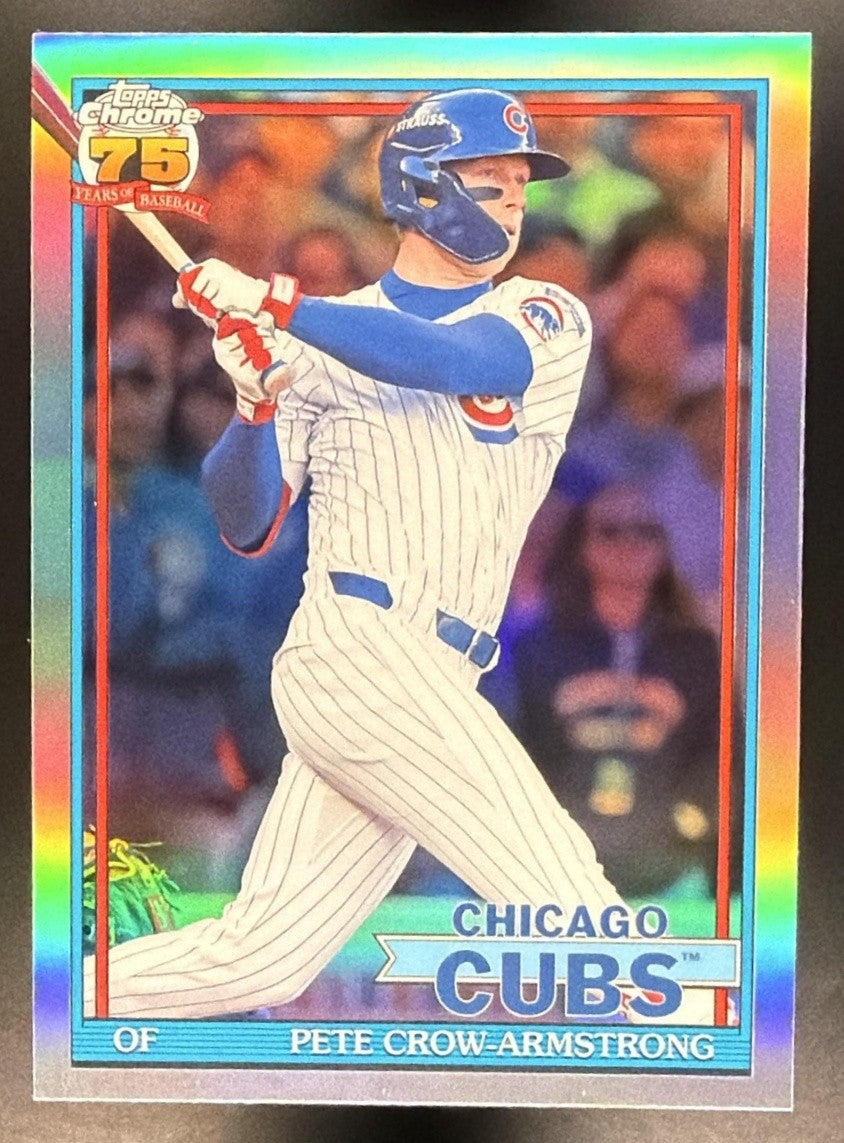 PETE CROW-ARMSTRONG 2026 TOPPS CHROME #91CB-14 1991 CUBS