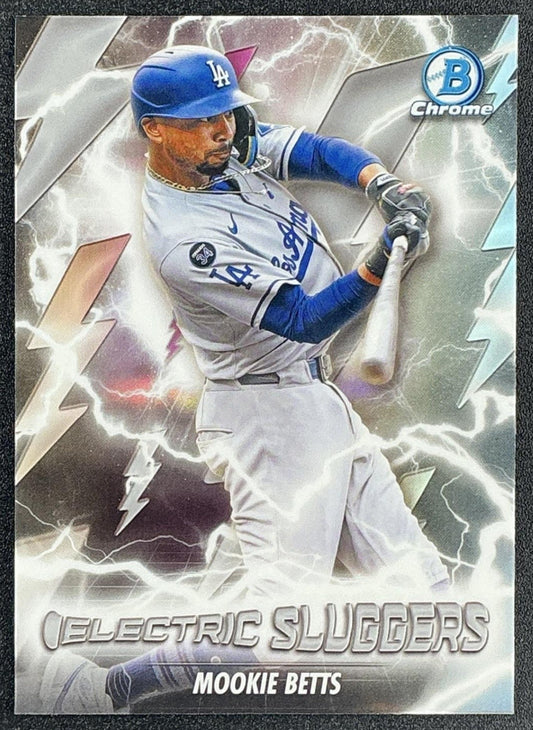 MOOKIE BETTS 2026 BOWMAN #ES-5 ELECTRIC SLUGGERS CHROME DODGERS