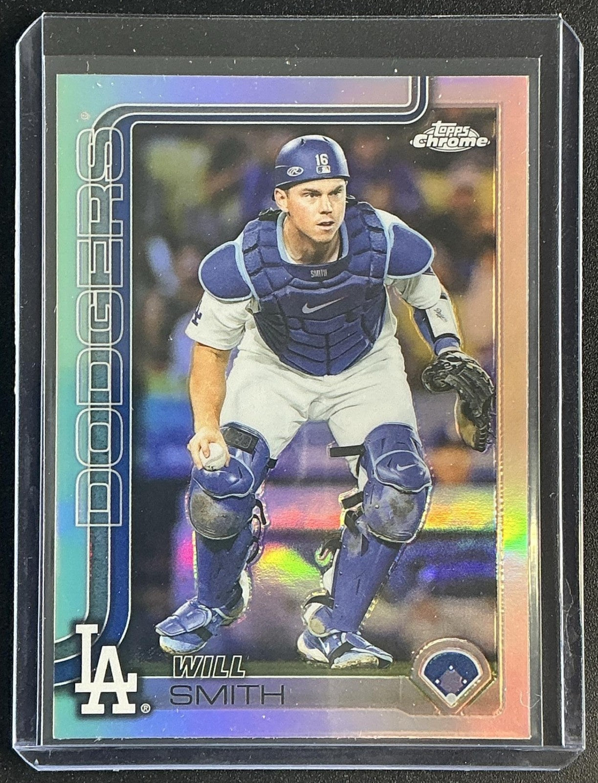 WILL SMITH 2025 TOPPS CHROME UPDATE #USC196 REFRACTOR DODGERS