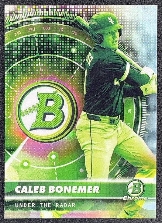 CALEB BONEMER 2026 BOWMAN #UR-18 UNDER THE RADAR CHROME WHITE SOX