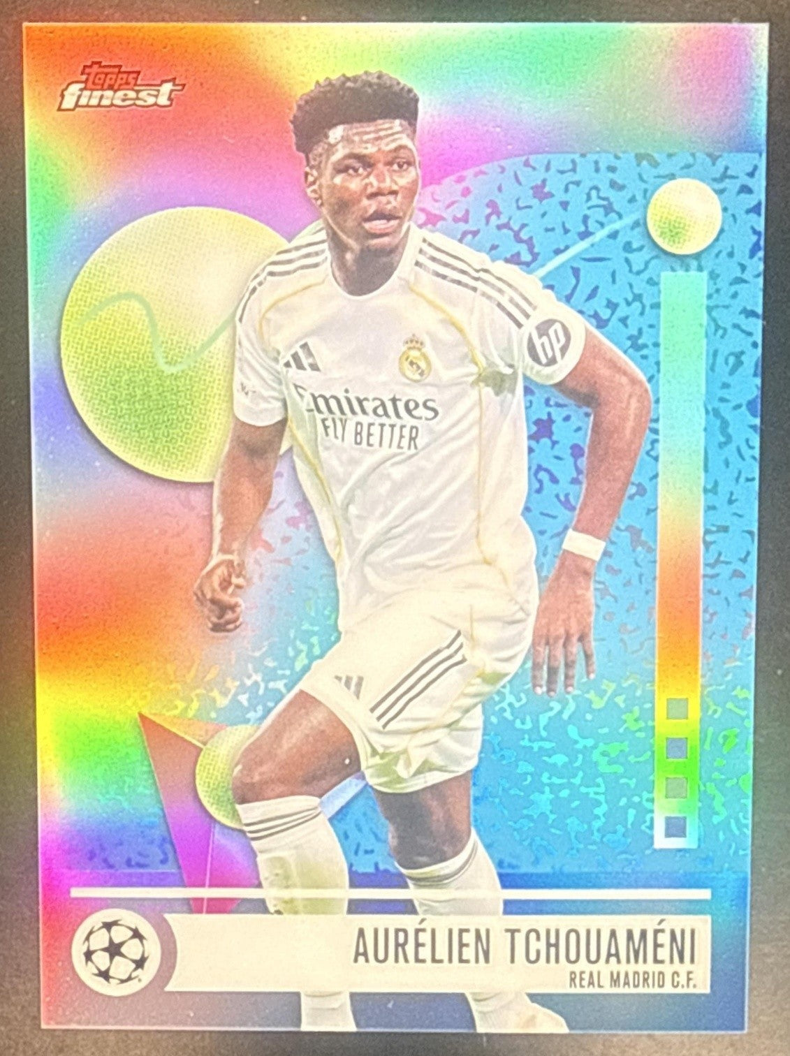 2025 Topps Finest Aurelien Tchouameni #189 Common Refractor