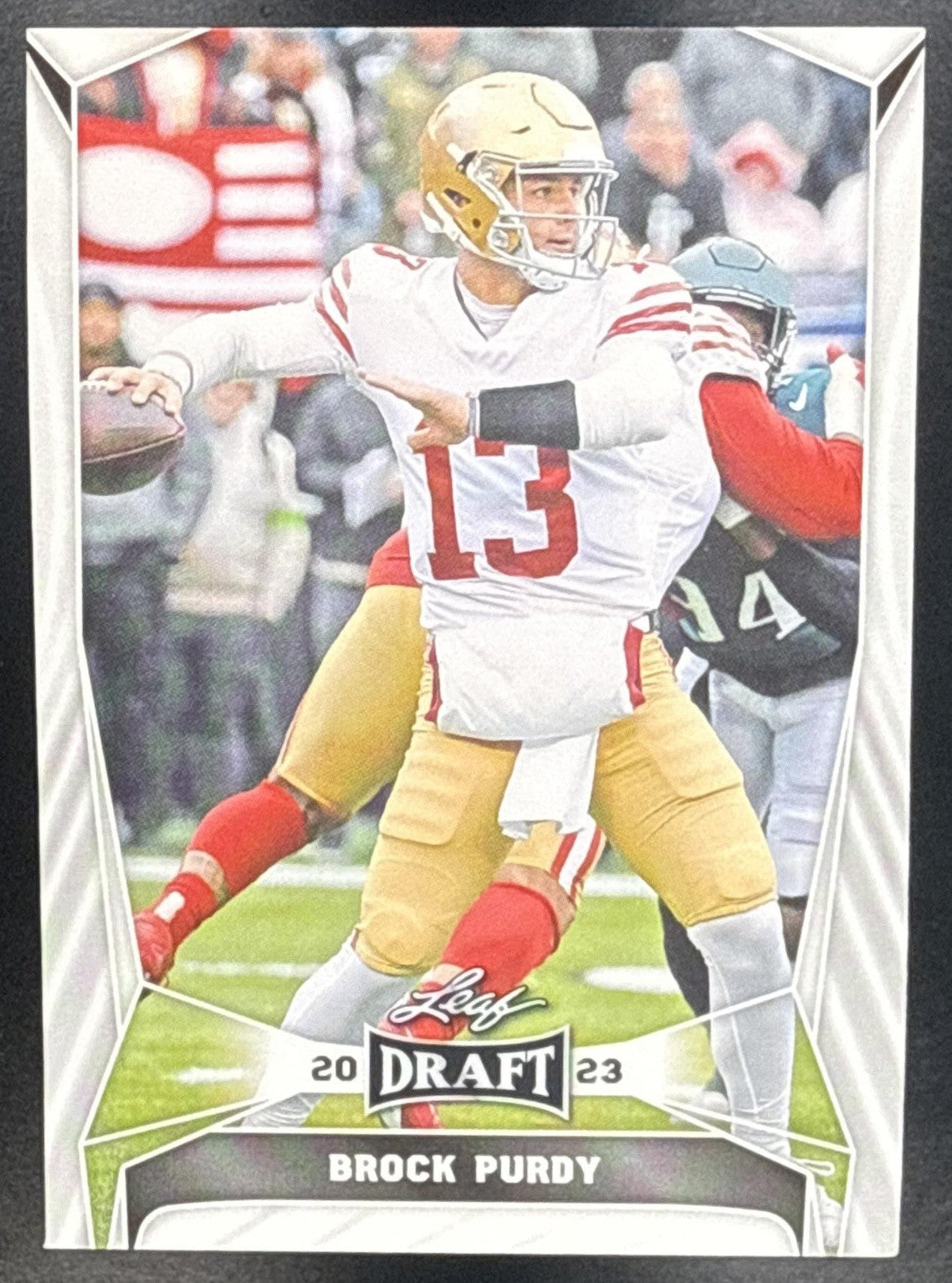 BROCK PURDY 2023 LEAF DRAFT #19 49ERS