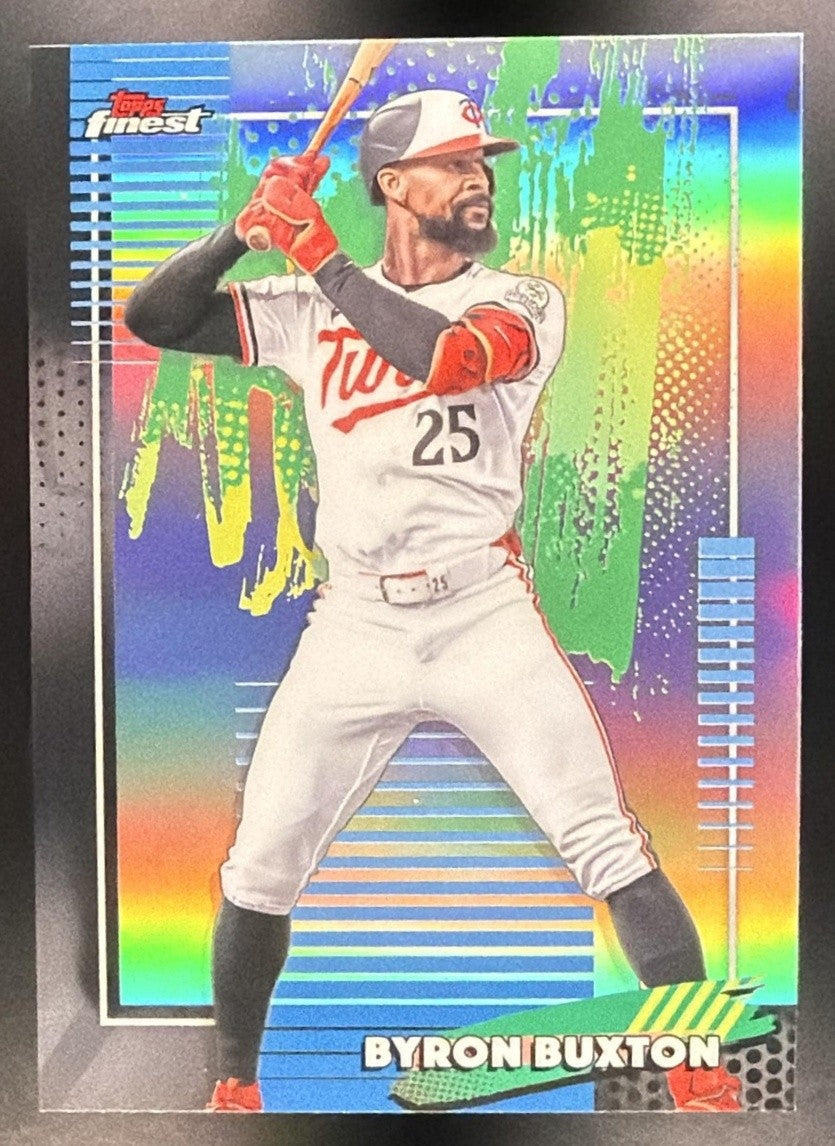 BYRON BUXTON 2026 TOPPS FINEST #25 REFRACTOR TWINS