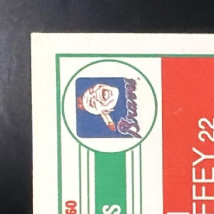 KEN GRIFFEY 1988 SCORE #390 BRAVES