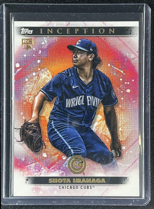 SHOTA IMANAGA 2024 TOPPS INCEPTION #87 RC CUBS