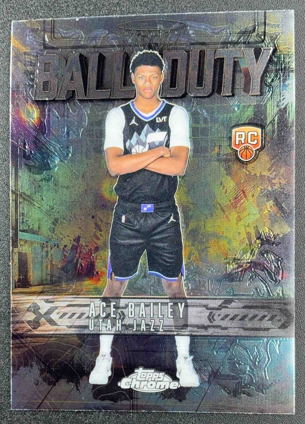 ACE BAILEY 2025-26 TOPPS CHROME #BD-24 BALL OF DUTY RC JAZZ