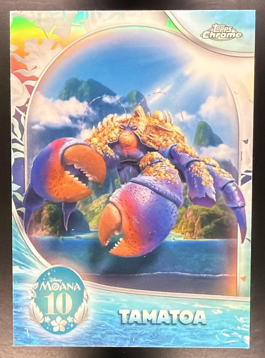 TAMATOA 2026 TOPPS CHROME DISNEY #MN-8 MOANA 10TH ANNIVERSARY