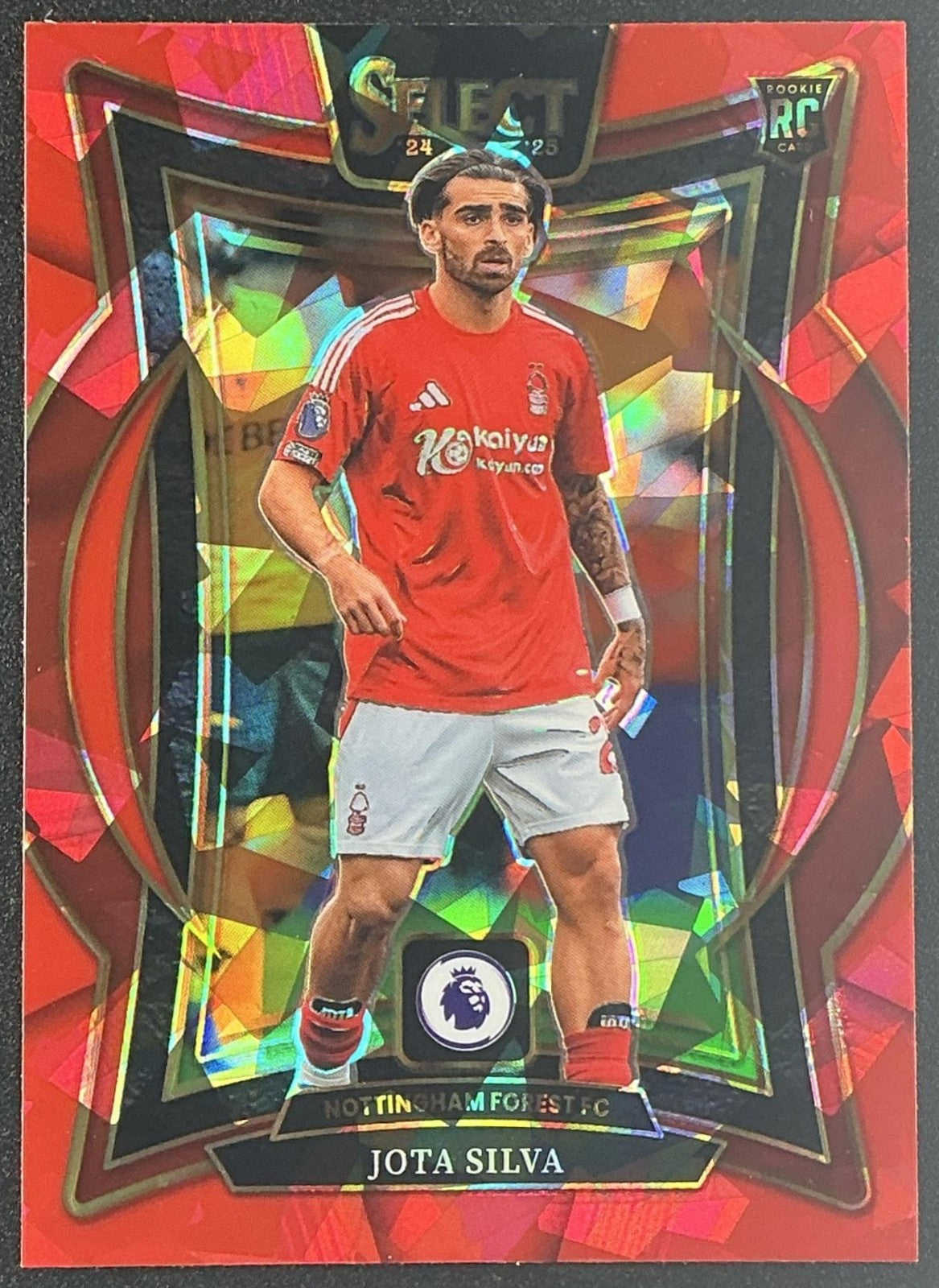 JOTA SILVA 2024-25 PANINI SELECT PREMIER LEAGUE #74 TERRACE RED ICE NOTTINGHAM
