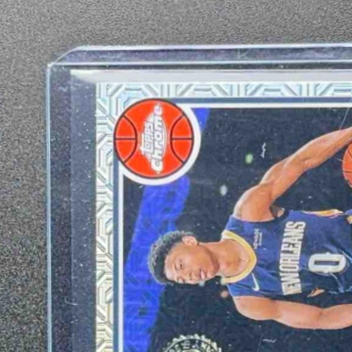 JEREMIAH FEARS 2025-26 TOPPS #TC-JF 1980-81 CHROME MOJO REFRACTOR RC PELICANS