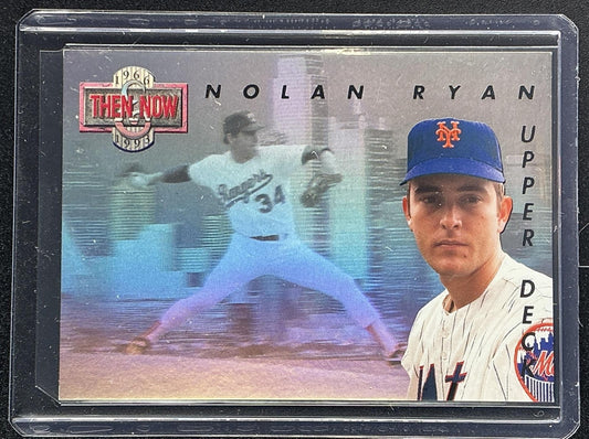 NOLAN RYAN 1993 UPPER DECK #TN5 THEN AND NOW PADRES