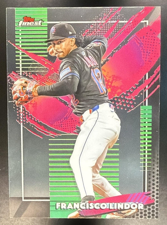 FRANCISCO LINDOR 2026 TOPPS FINEST #220 RARE METS