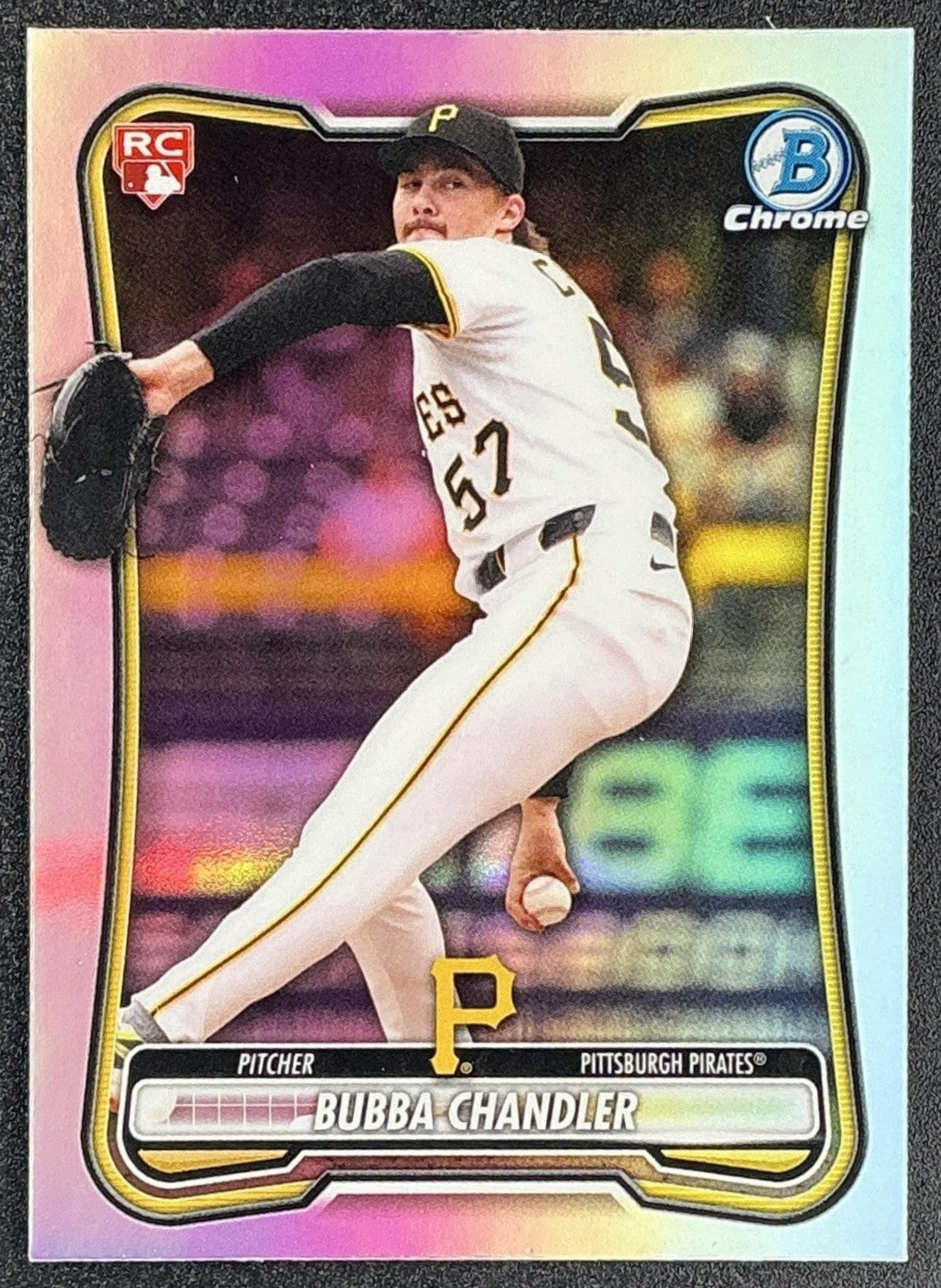 BUBBA CHANDLER 2026 BOWMAN #83 CHROME ROOKIE RED RC VARIATION PIRATES