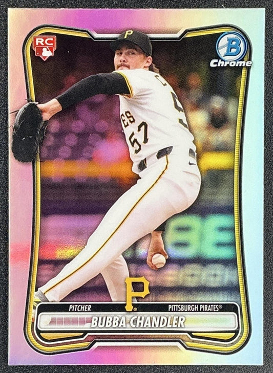 BUBBA CHANDLER 2026 BOWMAN #83 CHROME ROOKIE RED RC VARIATION PIRATES