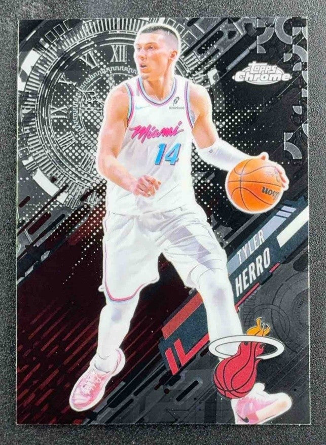 TYLER HERRO 2025-26 TOPPS CHROME #GT-6 GO TIME HEAT