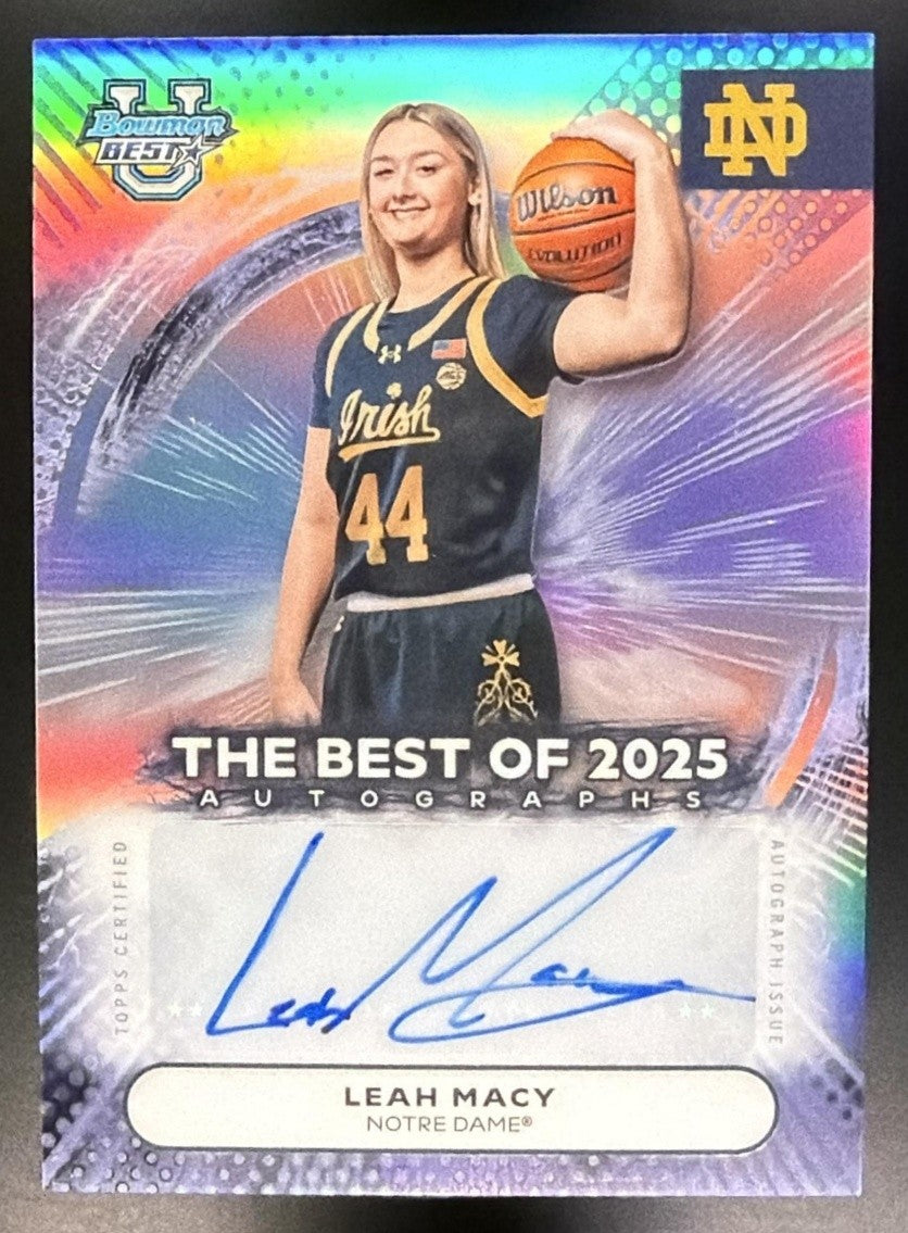 2025 Bowman Best University Leah Macy #BA-LM Best of Auto Refractor