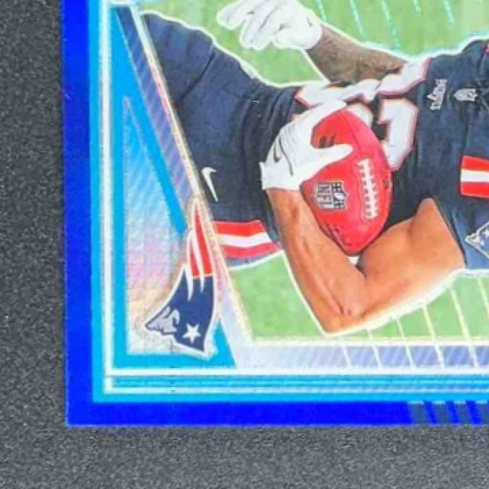 2025 Panini Donruss Optic TreVeyon Henderson #248 Rated Rookie Blue Hyper Prizm