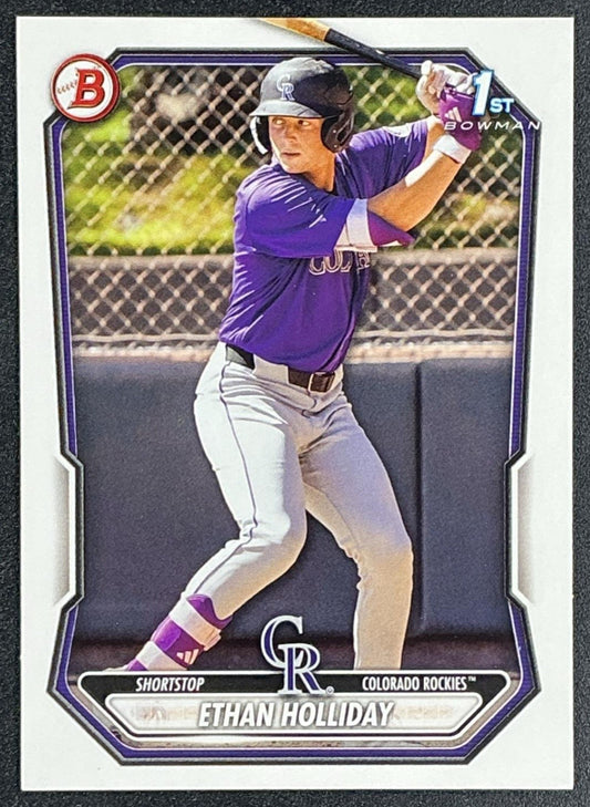 ETHAN HOLLIDAY 2026 BOWMAN #BP-1 1ST PROSPECT ROCKIES