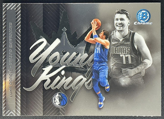 LUKA DONCIC 2025-26 BOWMAN #YK-2 CHROME YOUNG KINGS MAVERICKS