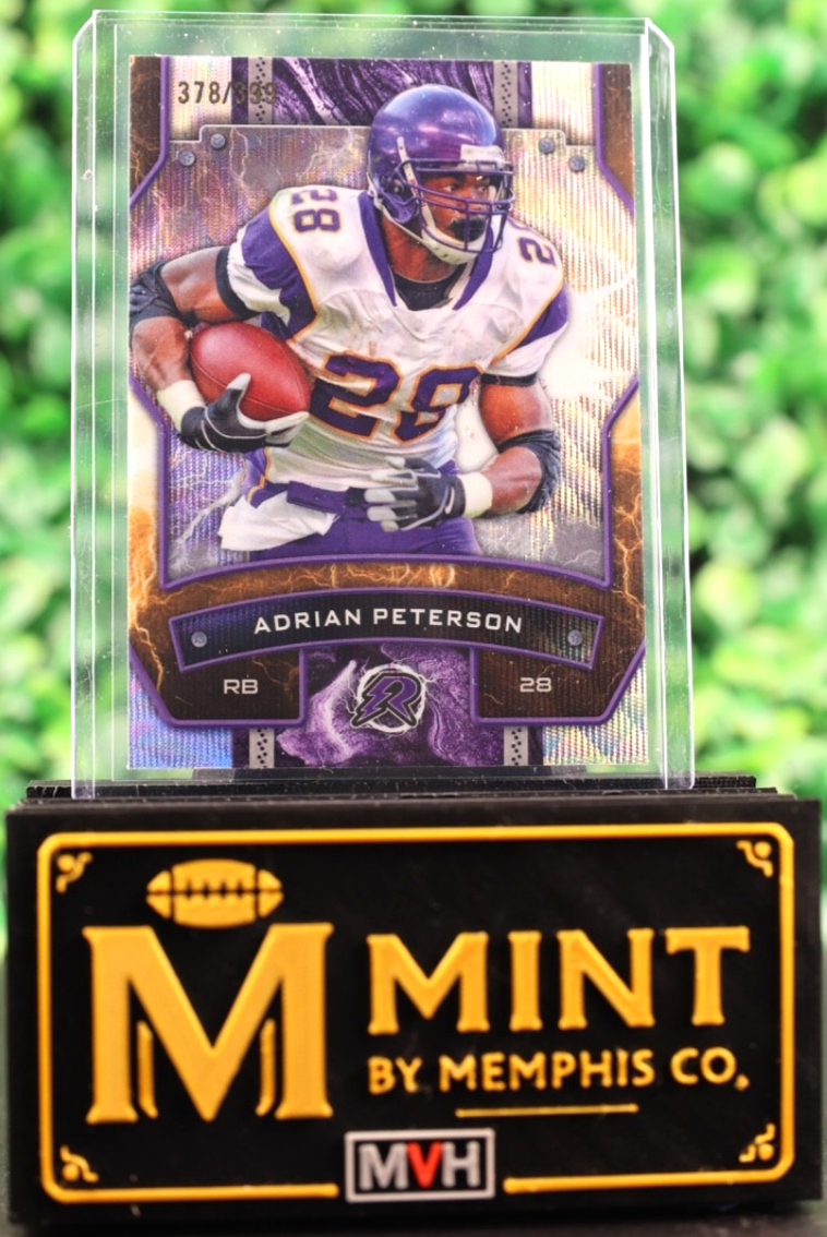 ADRIAN PETERSON  2024 TOPPS RESURGENCE #61 SURGE REFRACTOR /399 VIKINGS