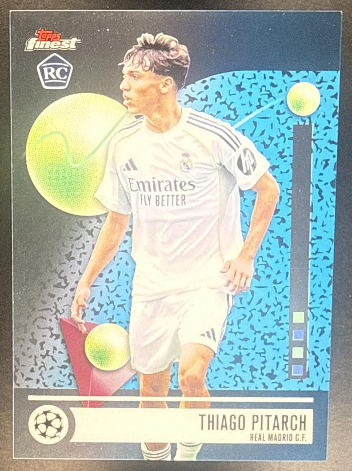 2025 Topps UEFA Club Competition Finest Thiago Pitarch #113 Common RC
