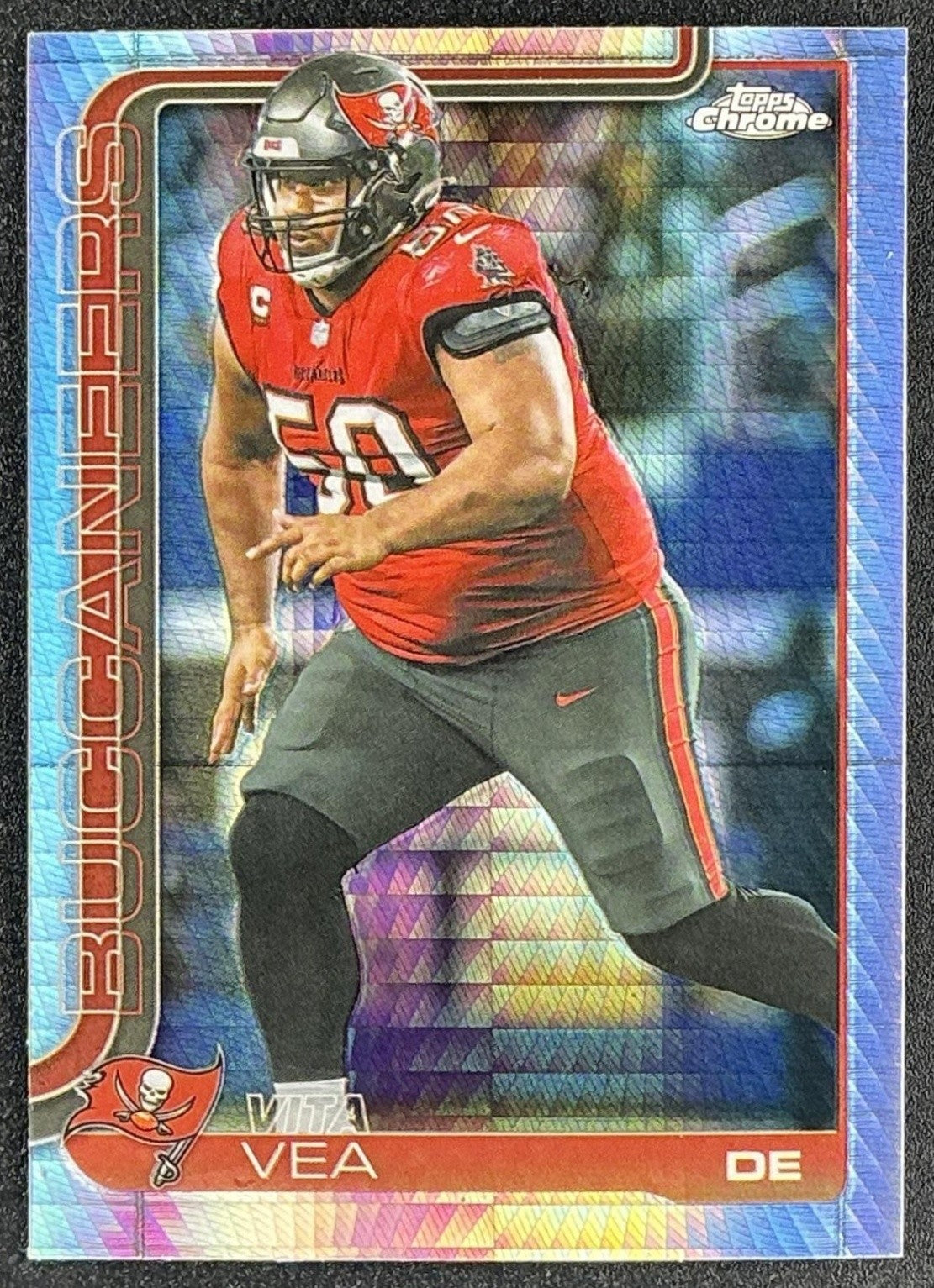 VITA VEA 2025 TOPPS CHROME #286 PRISM REFRACTOR BUCCANEERS