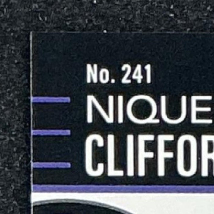 NIQUE CLIFFORD 2025-26 TOPPS HOOPS #241 LIGHT BURST RC KINGS