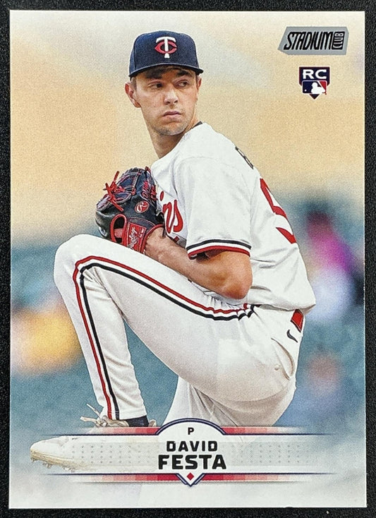 DAVID FESTA 2025 TOPPS STADIUM CLUB #186 RC TWINS