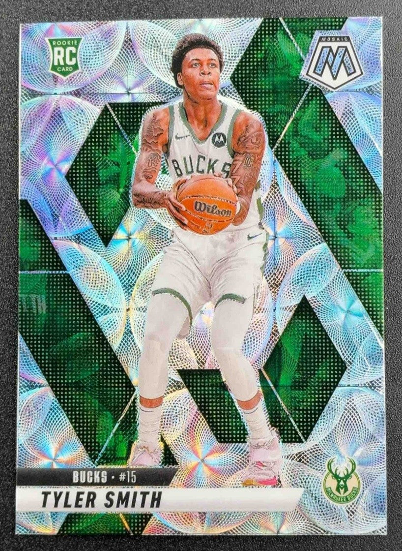 TYLER SMITH 2024-25 PANINI MOSAIC #225 INTERNATIONAL MOSAIC RC BUCKS