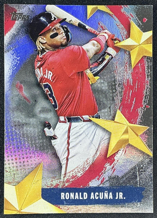 RONALD ACUNA JR. 2025 TOPPS #SMLB-16 STARS OF MLB BRAVES