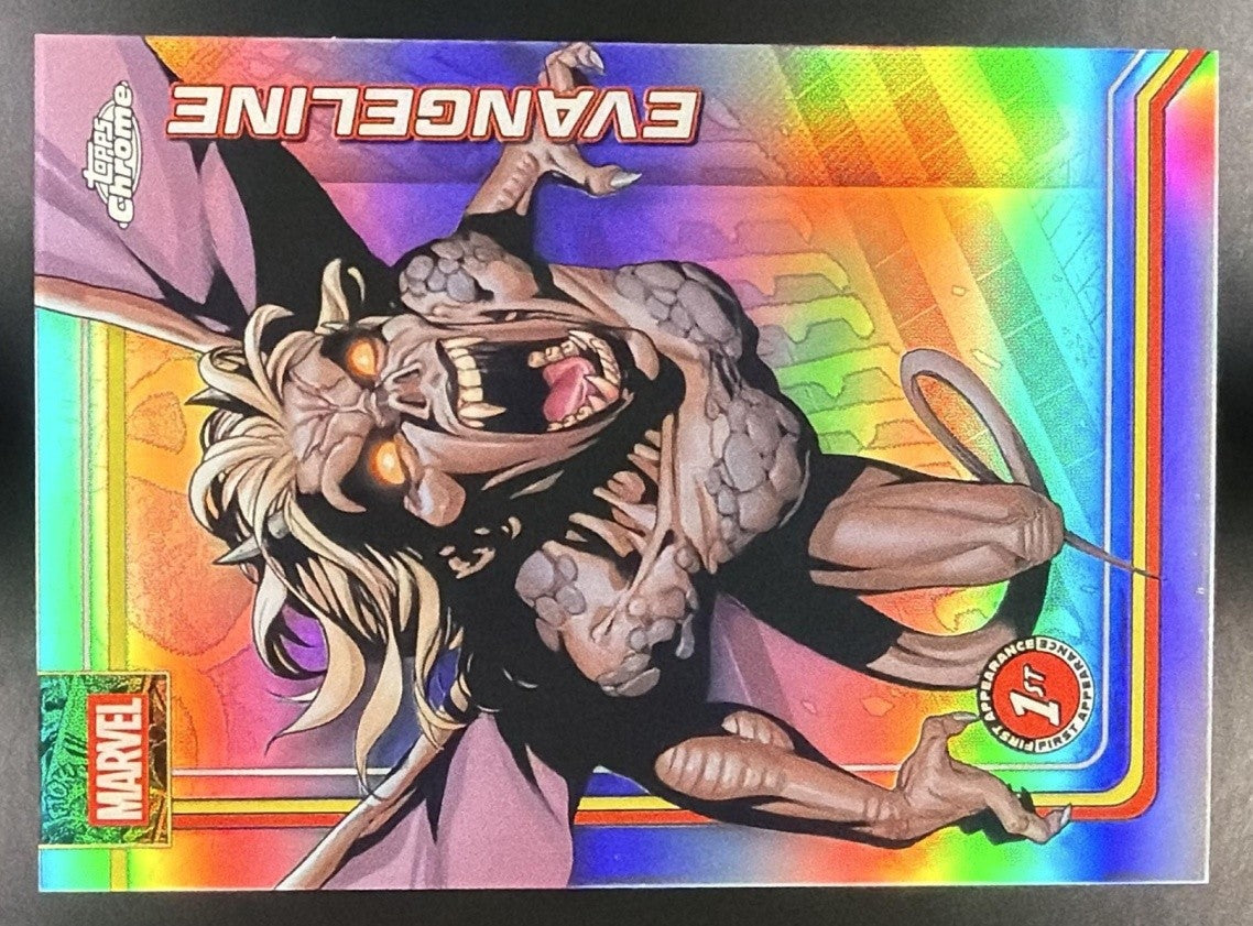 EVANGELINE 2026 TOPPS CHROME MARVEL COMICS #117 REFRACTOR RC