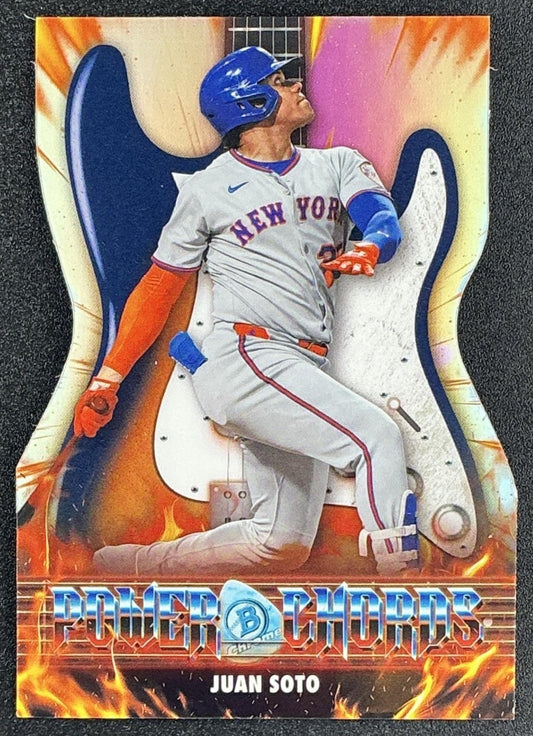 JUAN SOTO 2026 BOWMAN #PC-12 POWER CHORDS CHROME METS