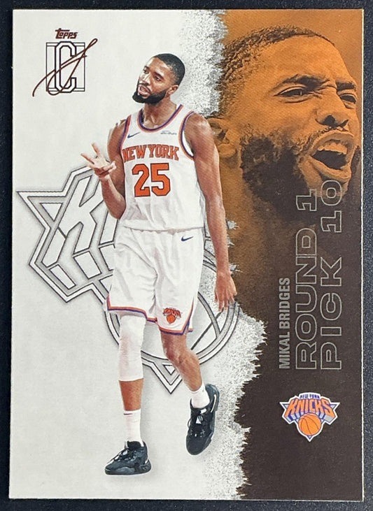 MIKAL BRIDGES 2025-26 TOPPS SIGNATURE CLASS #84 VETERAN KNICKS