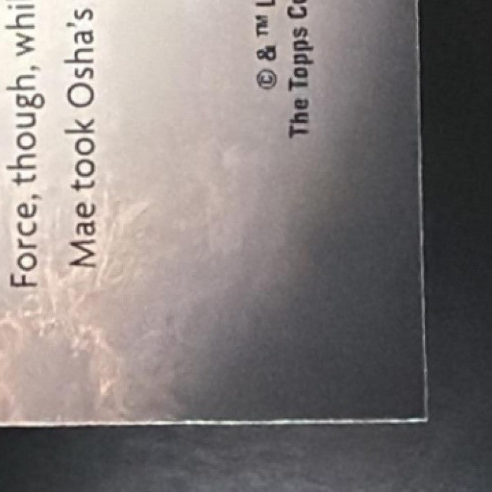 MAE ANISEYA ASSUMES OSHA'S IDENTITY 2025 TOPPS CHROME STAR WARS #AC-13 ACOLYTE