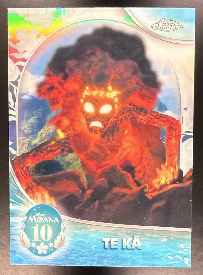 TE KA 2026 TOPPS CHROME DISNEY #MN-9 MOANA 10TH ANNIVERSARY