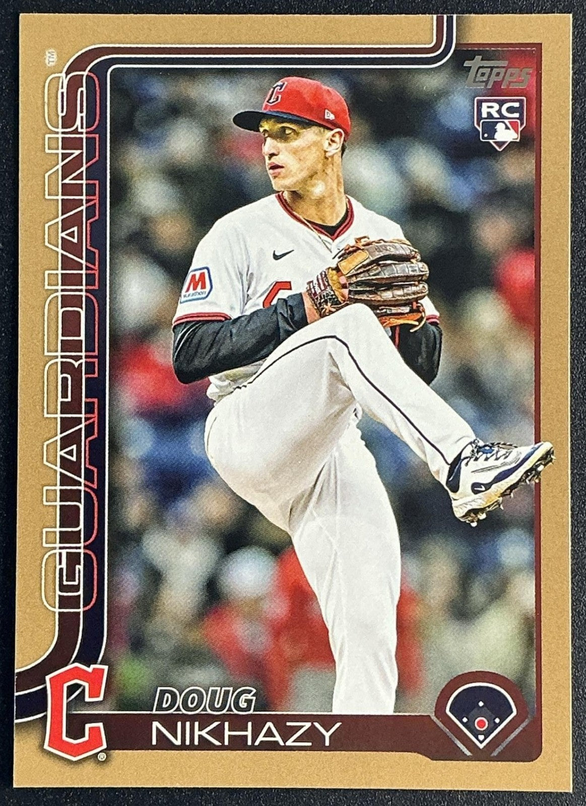 DOUG NIKHAZY 2025 TOPPS UPDATE #US44 GOLD BORDER 1203/2025 RC GUARDIANS