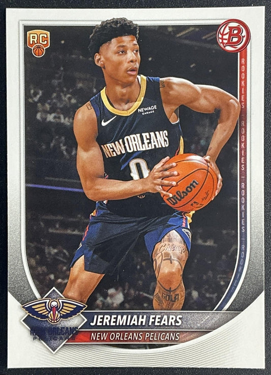 JEREMIAH FEARS 2025-26 BOWMAN #7 RC PELICANS