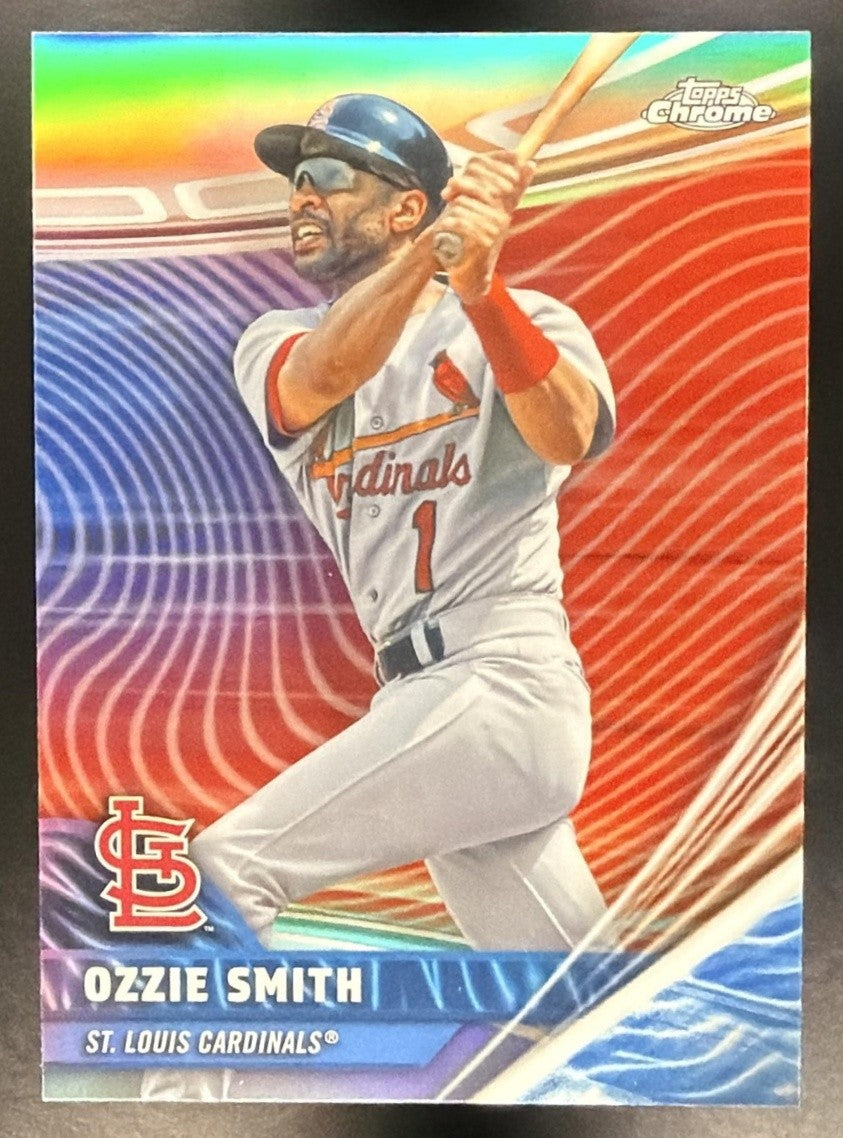 OZZIE SMITH 2026 TOPPS CHROME #RVA-18 RIVALS AWAY CARDINALS