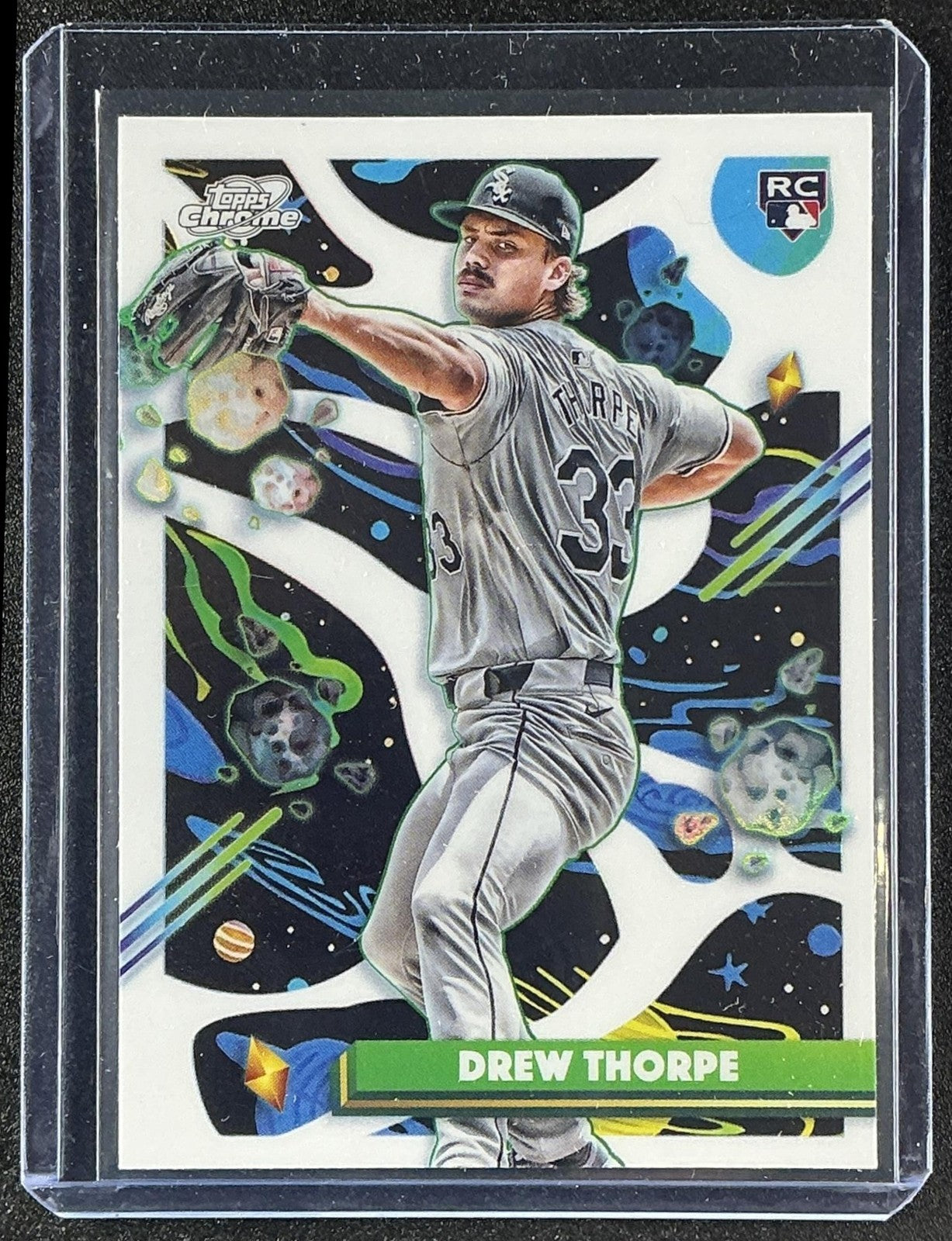 DREW THORPE 2025 TOPPS COSMIC CHROME #184 WHITE HOLE REFRACTOR RC SOX