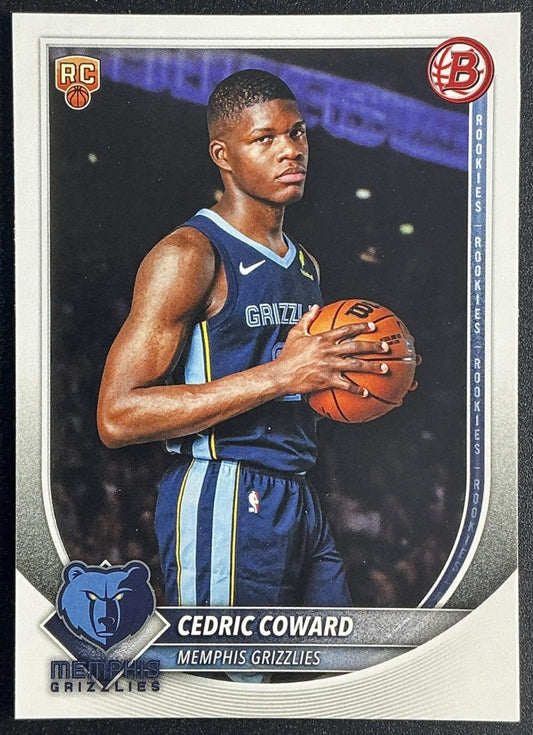 CEDRIC COWARD 2025-26 BOWMAN #11 RC GRIZZLIES