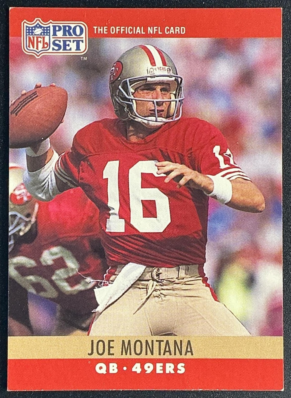 JOE MONTANA 1990 PRO SET #293 49ERS