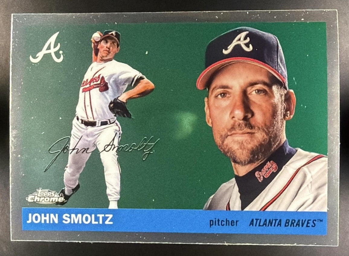 JOHN SMOLTZ 2025 TOPPS CHROME PLATINUM ANNIVERSARY #258 BRAVES