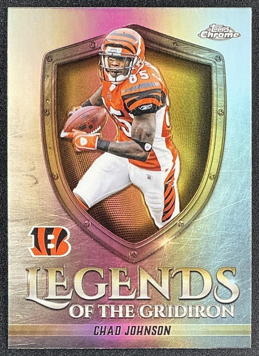 CHAD JOHNSON 2025 TOPPS CHROME #LOG-28 LEGENDS OF THE GRIDIRON REFRACTOR BENGALS