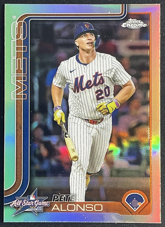 PETE ALONSO 2025 TOPPS CHROME UPDATE #ASGC-31 ALL-STAR GAME METS