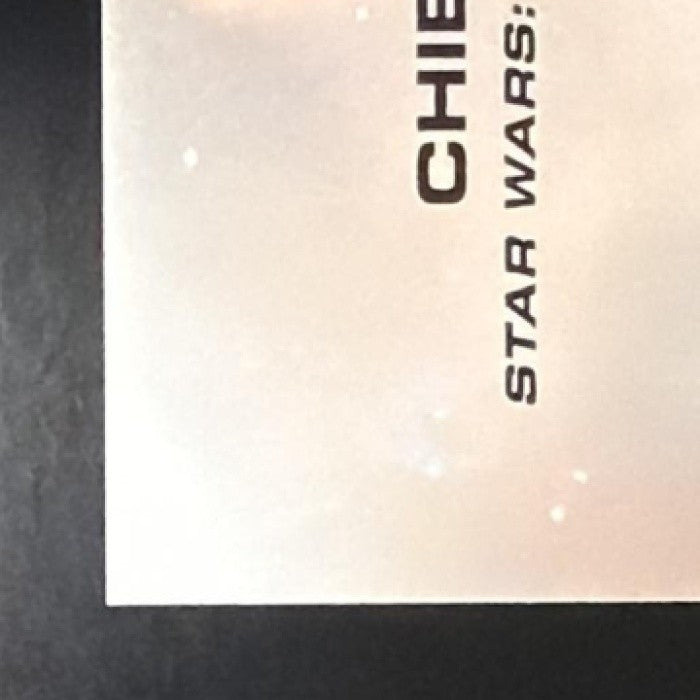 CHIEF CHIRPA 2025 TOPPS CHROME STAR WARS #112 SKYWALKER BLUE REFRACTOR 124/150