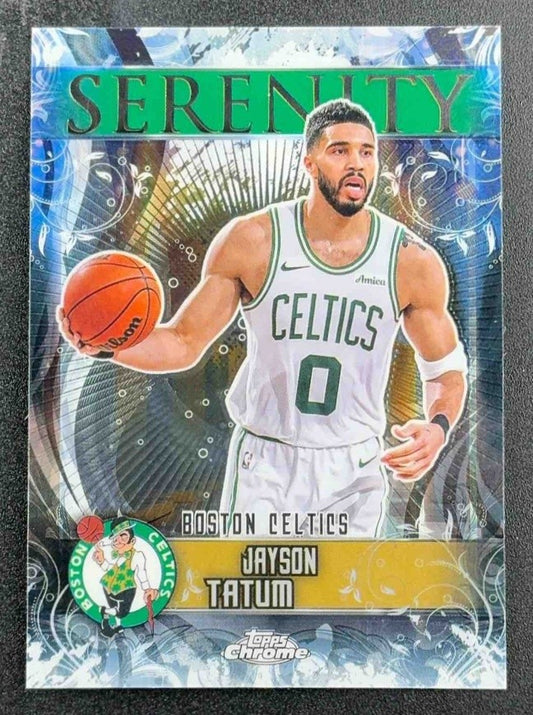 JAYSON TATUM 2025-26 TOPPS CHROME #SY-7 SERENITY CELTICS